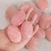2pcs /lot Natural Massage Stones Roese Quartz Hot Stone for Spa Massage Therapy Hot Spa Rock Balancing Soothing Meditation Reiki or Worry Stones view 2