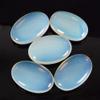 2pcs /lot Natural Massage Stones Opal Hot Stone for Spa Massage Therapy Hot Spa Rock Balancing Soothing Meditation Reiki or Worry Stones view 1