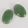 2pcs /lot Natural Massage Stones Green Aventurine Hot Stone for Spa Massage Therapy Hot Spa Rock Balancing Soothing Meditation Reiki or Worry Stones view 3