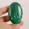 2pcs /lot Natural Massage Stones Malachite Hot Stone for Spa Massage Therapy Hot Spa Rock Balancing Soothing Meditation Reiki or Worry Stones view 2