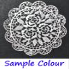 1 x Simply Heaven Edible Cake Lace 40+ colours made from mat 3 (Metallic Light Silver) view 2