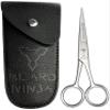 BEARD NINJA - Professional Beard Scissors for Men. Moustache & Beard Trimming Scissors +PU Leather case. Beard Grooming kit. Sharp Scissor - Precise Shaping - Cutting Facial Hair, Nose Hair & Eyebrow view 1
