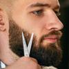 BEARD NINJA - Professional Beard Scissors for Men. Moustache & Beard Trimming Scissors +PU Leather case. Beard Grooming kit. Sharp Scissor - Precise Shaping - Cutting Facial Hair, Nose Hair & Eyebrow view 3