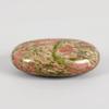 2pcs /lot Natural Massage Stones Green Flowers Hot Stone for Spa Massage Therapy Hot Spa Rock Balancing Soothing Meditation Reiki or Worry Stones view 4