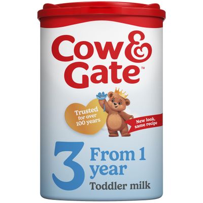 Cow & Gate 3 Toddler Baby Milk Powder Formula, 1-2 Years, 800g