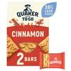 Quaker Porridge To Go Cinnamon Squares, 55 g, Pack of 6 view 1