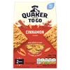 Quaker Porridge To Go Cinnamon Squares, 55 g, Pack of 6 view 4