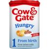 Cow & Gate Hungry Baby Milk Powder Formula, from Birth, 800g view 1