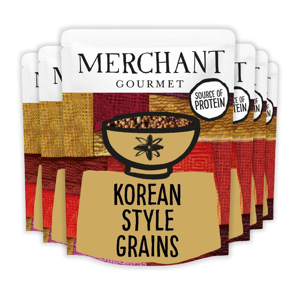 Merchant Gourmet Korean-Style Grains, 250 g, Pack of 6