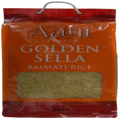 AANI Golden Sella Basmati Rice, 5 kg