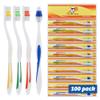 FactorDuty FactorDuty 100 Toothbrushes Lot Wholesale Standard Classic Medium Soft Toothbrush view 2