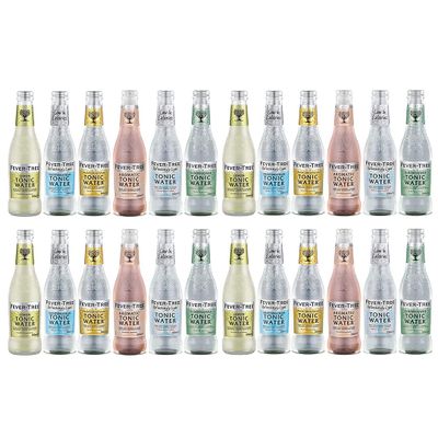Fever Tree Tonic Water Mixed Selection Pack (24 x 200ml)