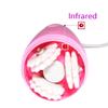 Infrared Slimming Massager, Mini Individual Beauty Tool Cellulite Massager Anti Cellulite Restore Skin Firmness with Rubber Handle,Pink view 3