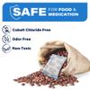 LotFancy Silica Gel Sachets 10g 30 Packs, Desiccant Bags Reusable Moisture Absorber for Food or Filament Storage view 2