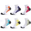 6 Pairs Compression Socks,Sports Plantar Fasciitis Arch Support Running Gym Compression Foot Socks for Men and Women (Color #1, X/XL) view 1