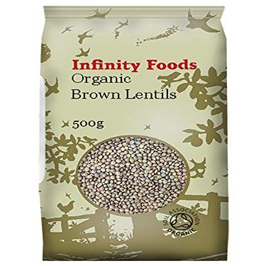 Infinity Foods Organic Brown Lentils 500g