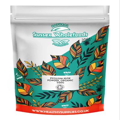 Sussex Wholefoods Organic Psyllium Husk Powder 500g
