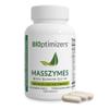 BiOptimizers MassZymes | Digestive Enzyme Supplement for Better Absorption | Stomach Bloating Relief, Constipation, and Gas for Men & Women | Contains Lipase, Amylase & Bromelain | 120 Capsules view 1