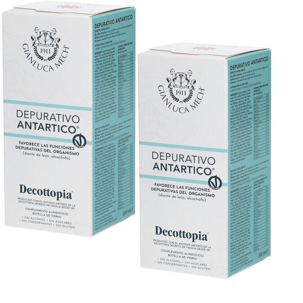 Depurativo Antartico 2 Confezioni da 500 ml - Decottopia Gianluca Mech