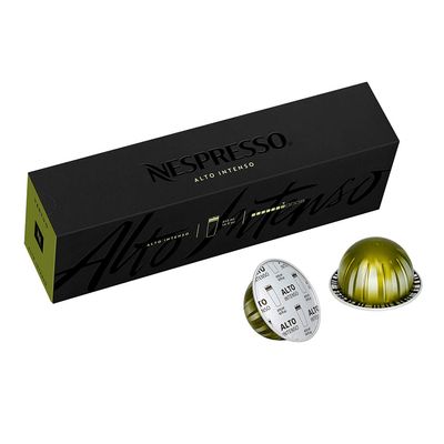 New Original Nespresso Vertuo Line Alto Intenso Flavor Coffee 3 Sleeves 30 Capsules