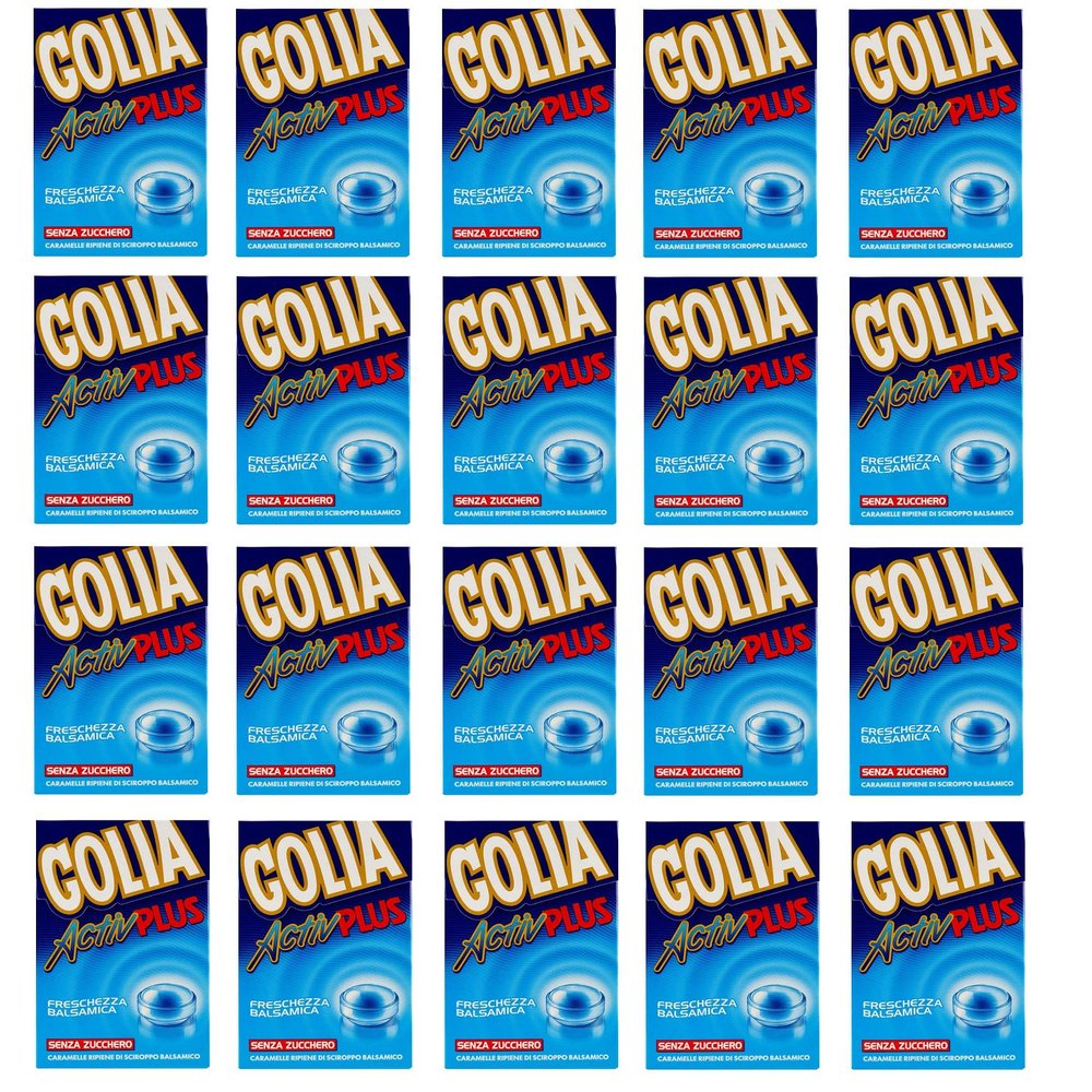 20x Perfetti Golia Activ Plus Sweets Candies Lozenges 46g Balsamic Fresshness! No Sugar!