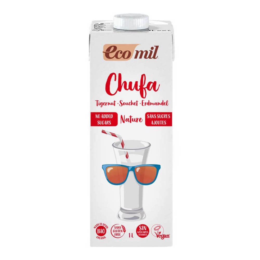 Organic Tigernut Drink, Sugar Free 1 Litre (EcoMil)
