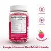 Belive Elderberry Immunity Support Gummies | Contains Vitamin A, C, D, Vitamins B Complex, Folate & Zinc | Formulated to Boost Immune System | Tasty Raspberry Flavour | Vegan Friendly view 2