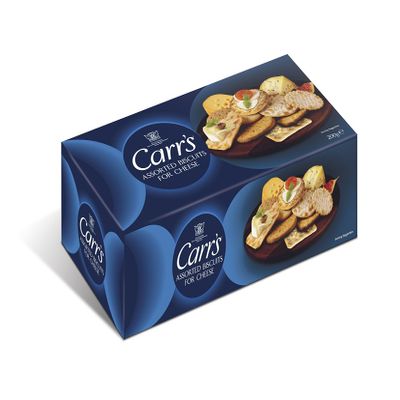 Carr's Assorted Biscuits for Cheese, Pack of 6 (6 x 200 g)