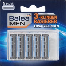 Balea MEN 3 Blade Razor Blades (Pack of 5)