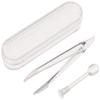 KISEER 5 Pack Clear Portable Travel Contact Lens Remover Tool Kit Eye Tweezer Stick Inserter Set with Soft Tip view 1
