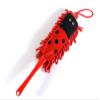 2PCS Chenille Dusters Anti-Static Absorbent Microfiber Soft Cartoon Animals Duster Mops Desktop Hand Brushes for Cars Cleaning (Red) view 1