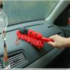 2PCS Chenille Dusters Anti-Static Absorbent Microfiber Soft Cartoon Animals Duster Mops Desktop Hand Brushes for Cars Cleaning (Red) view 2