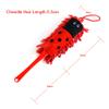 2PCS Chenille Dusters Anti-Static Absorbent Microfiber Soft Cartoon Animals Duster Mops Desktop Hand Brushes for Cars Cleaning (Red) view 3
