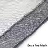 Anvin Mosquito Head Nets Gnat Repellant Head Netting for No See Ums Insects Bugs Gnats Biting Midges from Any Outdoor Activities, Works over Most Hats Comes with Free Stock Pouches (3pcs, Black) view 3