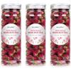 MQUPIN Rose Bud Tea Dried Red Rose-100% Natural Pure Flower Edible Buds Tea Culinary Food Grade Red Rosebud for Drinking DIY Gift (250g/3Packs) view 1