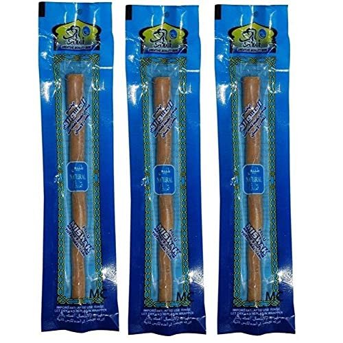 3X Miswak Miswaak Meswak Siwak Sewak Natural Toothbrush Peelu