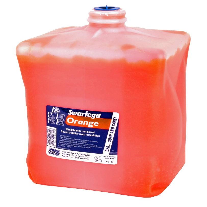 Swarfega Orange Cartridge 4L Barrier Cream Protection Dirt 4 Litre Clean Hands