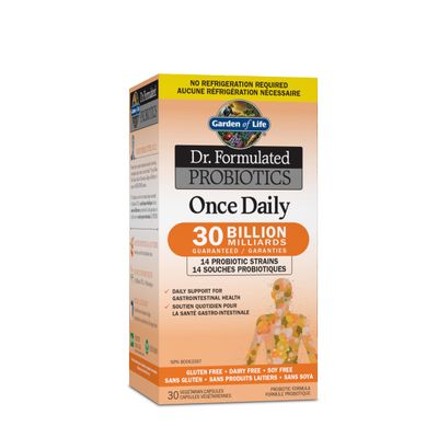 Garden of Life Daily Probiotics Formulated by Doctors - 30 Billion CFU for Daily Digestive Health - 30 Vegetarian Capsules