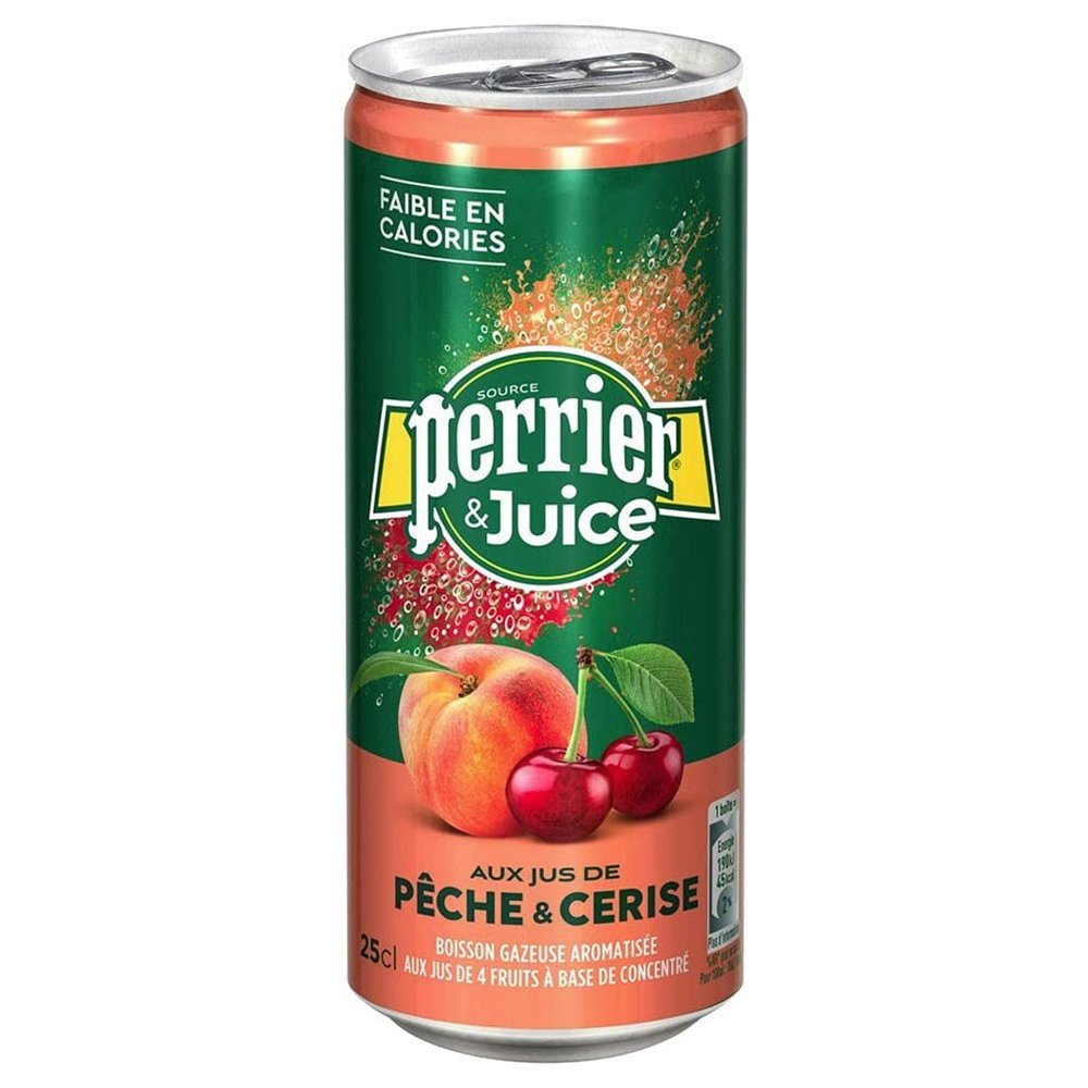 Perrier Juice Pche Cerise 25cl (Pack de 24)