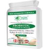 Probiotic + Psyllium Detox Combination Capsules 3 Billion CFU, Cleanse Toxins, Support Digestive Wellness - 60 Vegan Capsules Made in UK view 1
