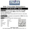 Italian Options Silver Mr & Mrs Wedding Chocolate Neapolitans (100 Chocolates) view 2