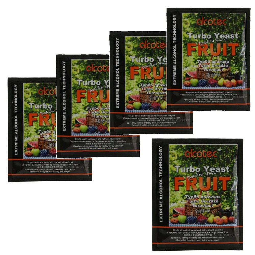 Alcotec 5x Distillers Yeast Fruit with Enzyme 60g 25L