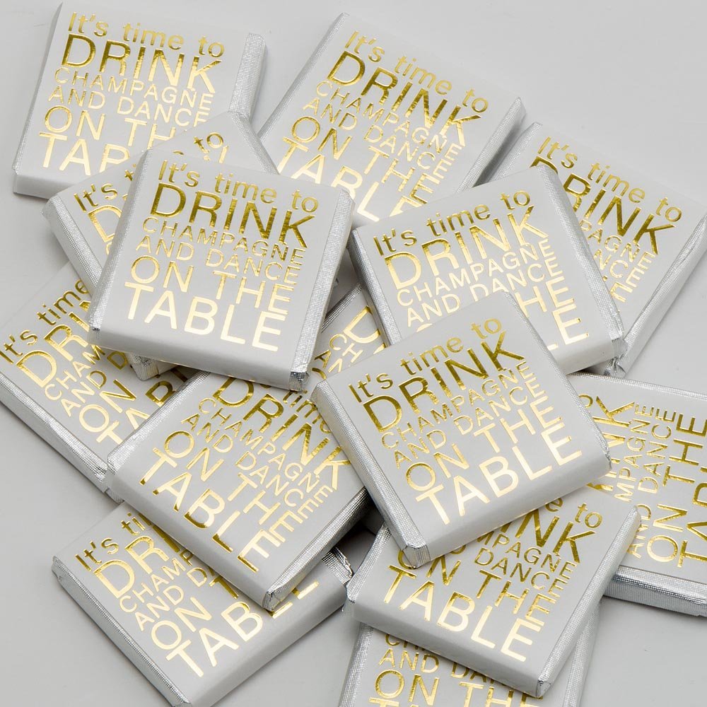 Italian Options It's Time To Drink Champagne Chocolate Neapolitans (100 Chocolates)