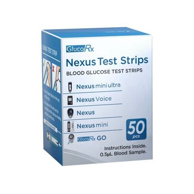 GlucoRx Nexus Test Strips x50