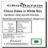 Ghasitaram Gifts Rakhi Gifts for Brothers Rakhi Sweets - Choco Dates in White Box with Beads Rakhi view 2