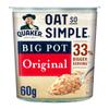 Quaker Oat So Simple Original Porridge Big Pot 60 g (Pack of 8) view 1