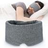 100% Handmade Cotton Sleep Mask Blackout - Comfortable & Breathable Eye Mask for Sleeping Adjustable Blinder Blindfold Airplane with Travel Pouch - Best Night Companion Eyeshade for Women Men Kid view 1