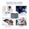 100% Handmade Cotton Sleep Mask Blackout - Comfortable & Breathable Eye Mask for Sleeping Adjustable Blinder Blindfold Airplane with Travel Pouch - Best Night Companion Eyeshade for Women Men Kid view 3