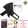 [Body Fat Caliper PRO] / Skinfold Caliper PRO - Inclusive Free Software, Video Interpretation and English Manual - BOZEERA. Premium-Version for Calculating Body Fat Percentage. view 2