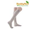 HealthyNees 2 Pairs Set Combo Closed Toe 15-20 mmHg Zipper Compression Socks Leg Fatigue Calf Circulations Support Grey (L/XL) view 2